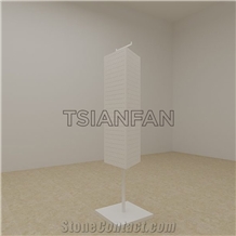 Quartz Stone Sample Display Stand Marble Display Shelf