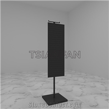 Quartz Stone Sample Display Stand Marble Display Shelf