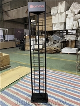 Stone Display Tower Rack For Quartz Marble Granite Sample