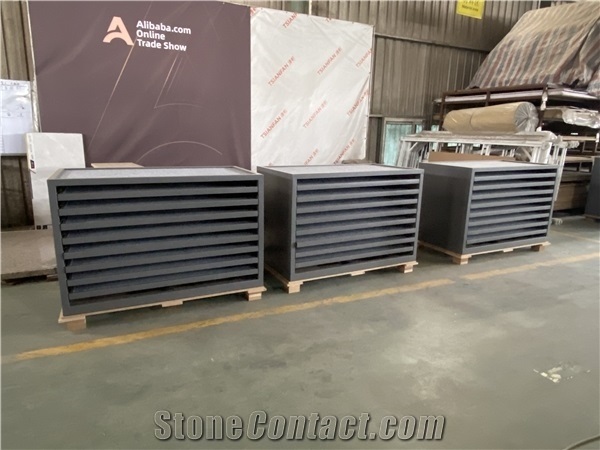 Stone Tile Cabinet And Stone Drawer Display Rack