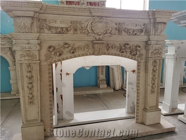 Free Standing Fireplace Surround Indoor