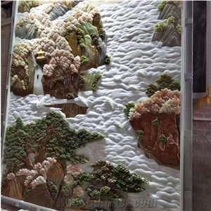 Modern Mural Sculpture Wall High Relief