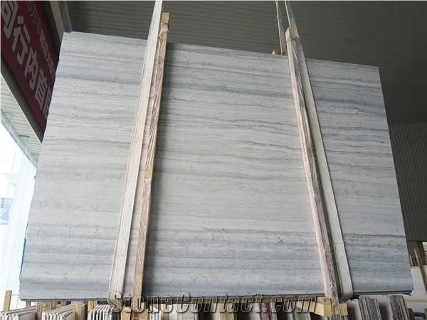 Blue Wood Vein Marble Polished Wall Slabs & Floor Tiles
