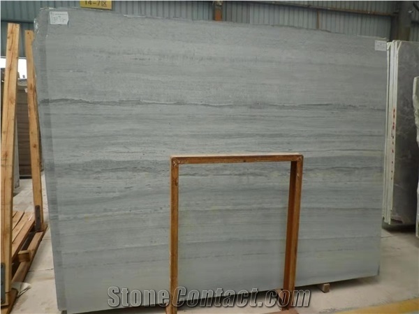 Blue Wood Vein Marble Polished Wall Slabs & Floor Tiles