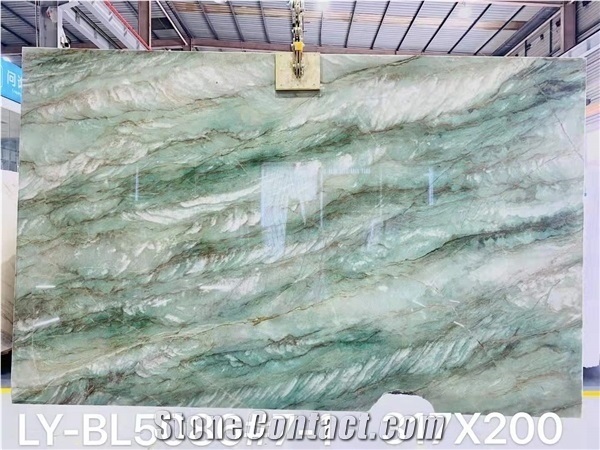 Brazil Royal Green Quartzite Polished Big Slabs & Tiles