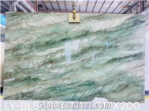Brazil Royal Green Quartzite Polished Big Slabs & Tiles