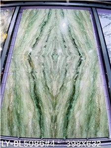 Brazil Royal Green Quartzite Polished Big Slabs & Tiles