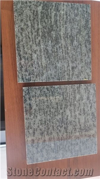 Brzil Verde Savana Granite Green Polished Slabs and Tiles