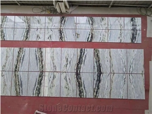 China Blue Danube Marble Polished Custom Countertops