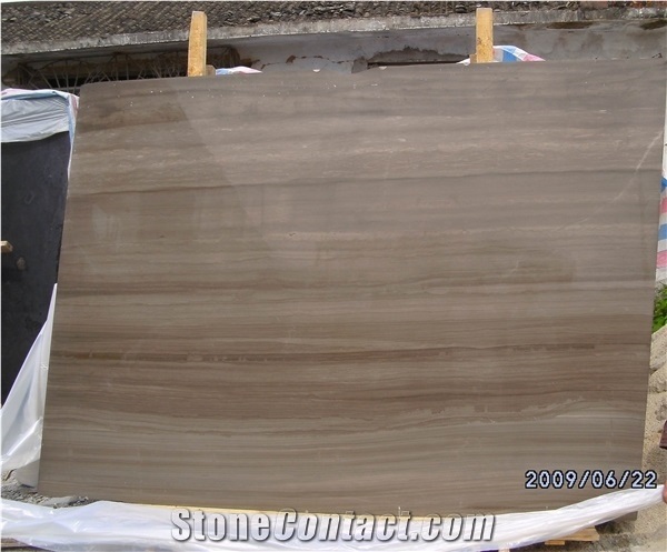 China Coffee Wood Vein Marble Polished Custom Countertops