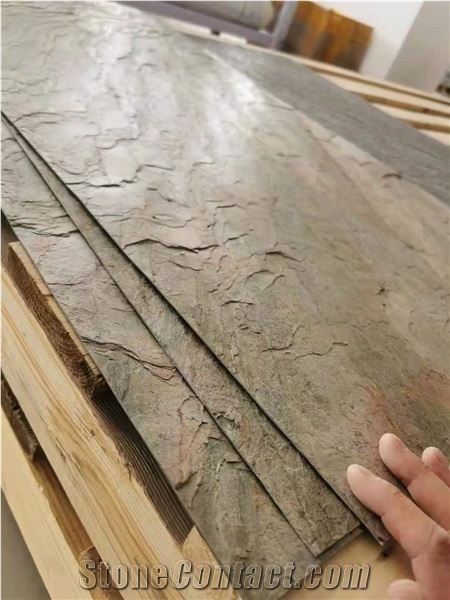 G0802 Brown Schist Split 3mm Ultrathin Composite Slabs