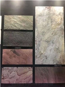 G0817 Beige Schist Brushed Ultrathin Floor Tiles &Wall Slabs