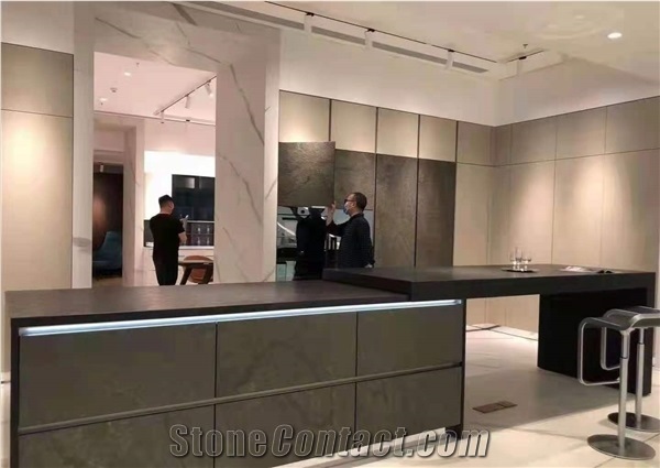 G0825 Silver Schist Brushed 3mm Ultrathin Wall Tiles