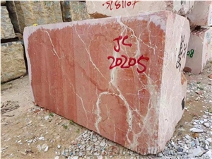 Rosso Alicante Red Marble Quarry Rocks & Blocks