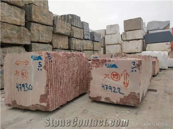 Rosso Alicante Red Marble Quarry Rocks & Blocks
