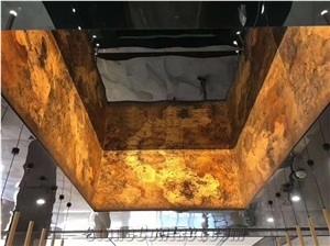 Schist Brushed 3mm Ultrathin Transmits Light Composite Slabs