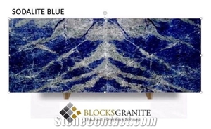 Sodalite Blue Quartzite Polished Wall Cladding & Floor Slabs