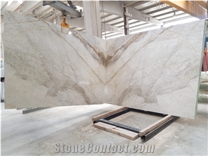 White Chocolate Marble Slabs, Calacatta White Dolomite Marble