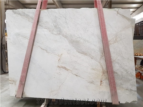 White Chocolate Marble Slabs, Calacatta White Dolomite Marble