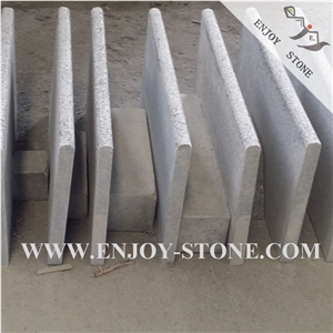 Flamed G654 Sesame Black Swimming Pool Bullnose Coping Tiles