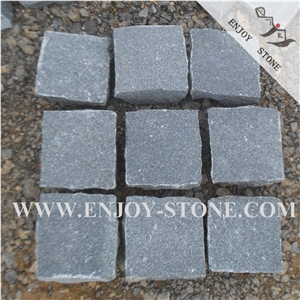 G612 Olive Green Cube Walkway Pavers