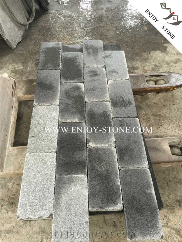 G654 Granite Cube Cobble Stone Pavement