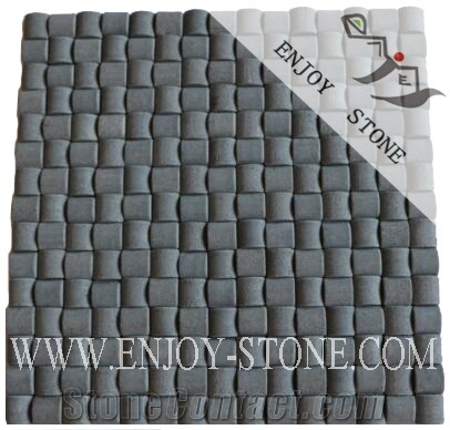Grey Basalto, Andesite, Volcanic Mosaic Stone