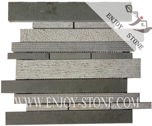 Grey Basalto, Andesite, Volcanic Mosaic Stone