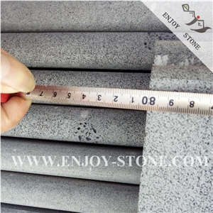 Hainan Bluestone / Basalt with Catpaws Bullnose Coping Tiles