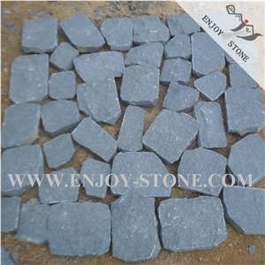Natural Split, Hand Cut G612 Olive Green Random Crazy Paver