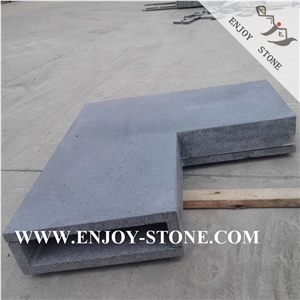 Zhangpu Bluestone with Honeycomb Double Rebated Coping Tiles