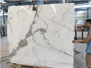 Polished Honed Calacatta Gold Marble for Sale