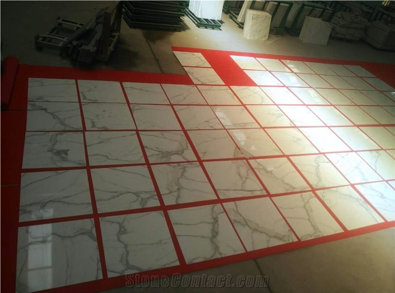 Polished Honed Calacatta Gold Marble for Sale
