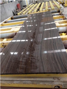 Polished Honed Obama Wood Grain Marble Slab