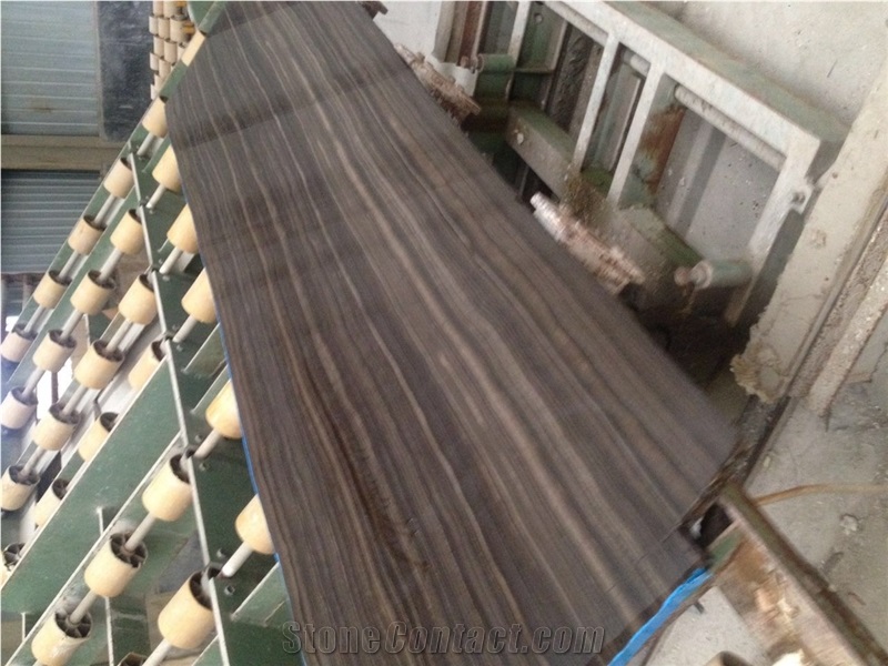 Polished Honed Obama Wood Grain Marble Slab