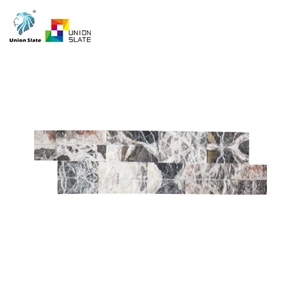 Nature Black Rose Marble Stone Wall Panel Fireplace Surround Nature Black Rose Marble Stone Wall Panel Fireplace Surround