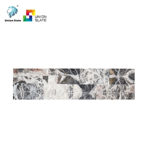 Nature Black Rose Marble Stone Wall Panel Fireplace Surround
