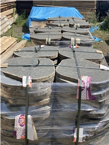 Basalt Polygonal Flagstone Paver, Walkway Pavement