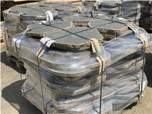 Basalt Polygonal Flagstone Paver, Walkway Pavement