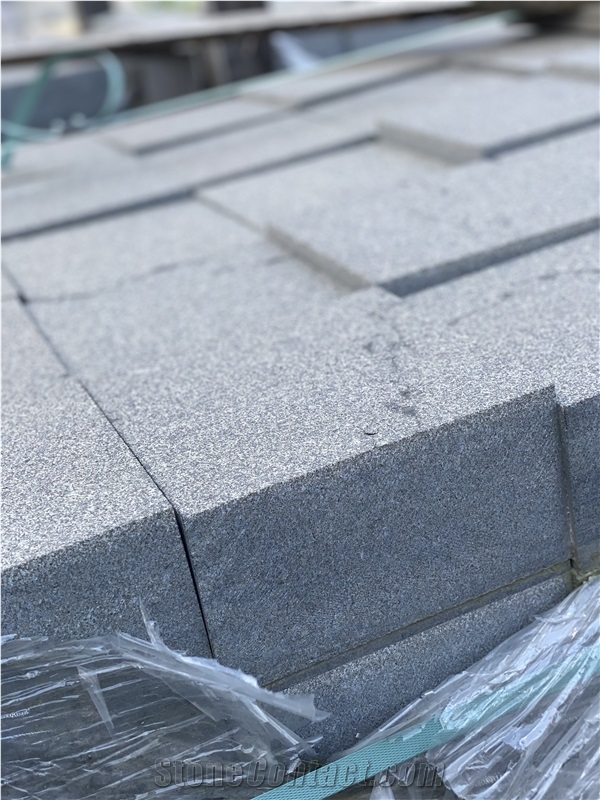 Gabbro Paving Stone Pavers, Antik Nero Gabbro Cobble Stone