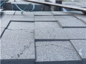 Gabbro Paving Stone Pavers, Antik Nero Gabbro Cobble Stone