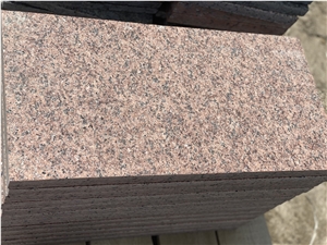 Maple Red Granite Flamed Tiles