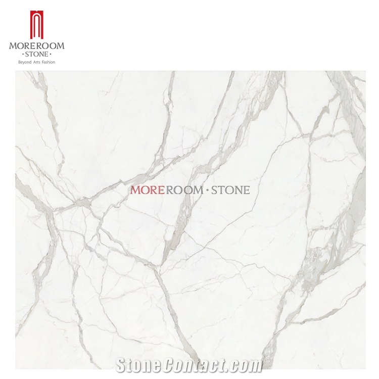 Italy Natural Calacatta Marble 12mm Porcelain Slab