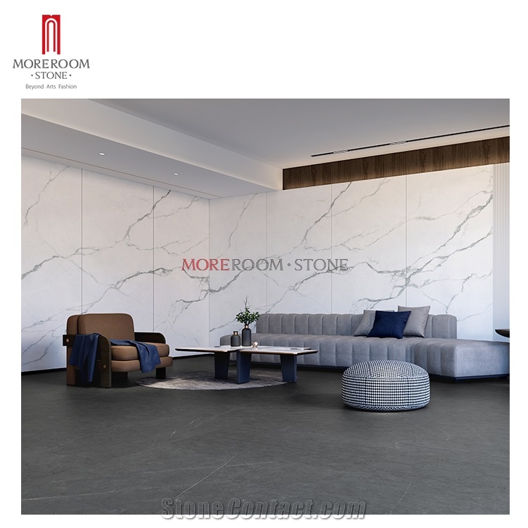 Statuario White Porcelain Slab