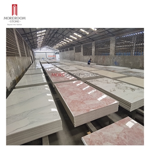 White Onyx Sintered Surface Ceramic for Countertops Wall