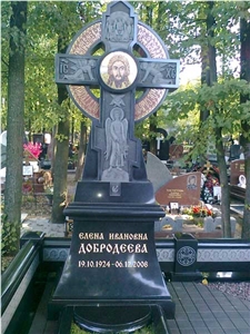 Black Granite Monuments from Karelia