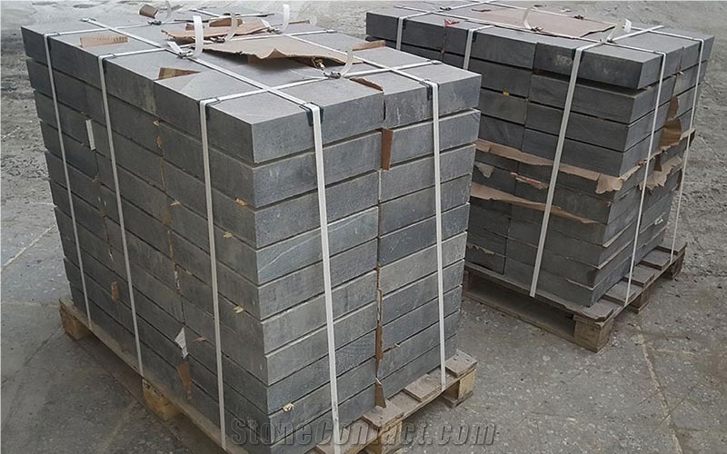 Flamed Granite Gabbro Drugoreckoe Paving Slabs