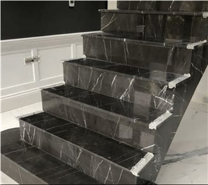 Pietra Gray Marble Tiles and Slabs