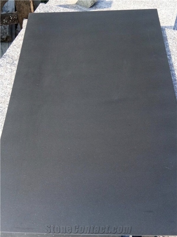 Black Honed Basalt Stone Slabs & Tiles