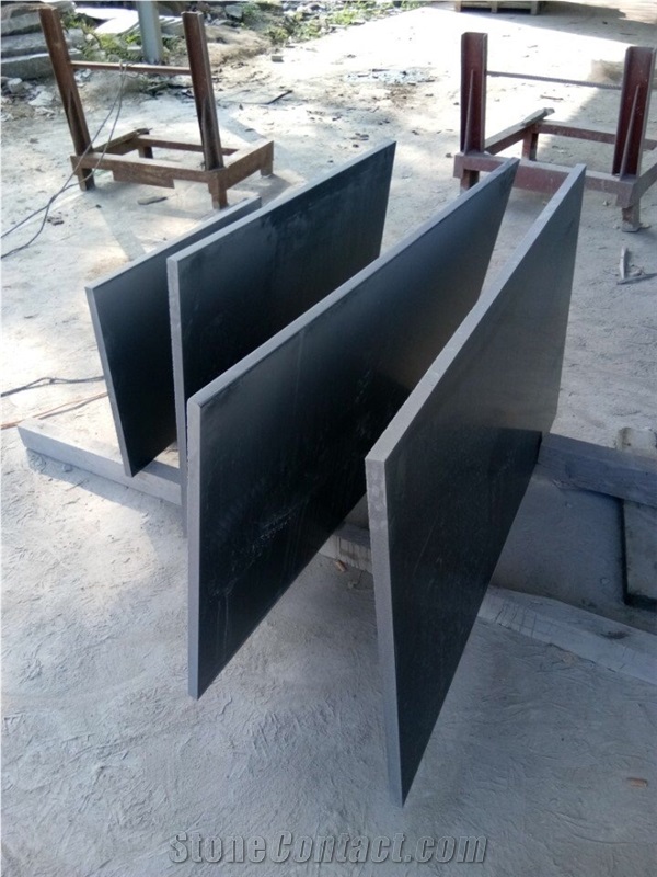 Black Honed Basalt Stone Slabs & Tiles